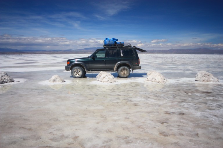 Jeep on the Salar